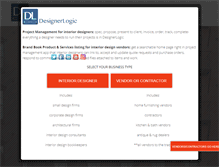 Tablet Screenshot of designerlogic.com